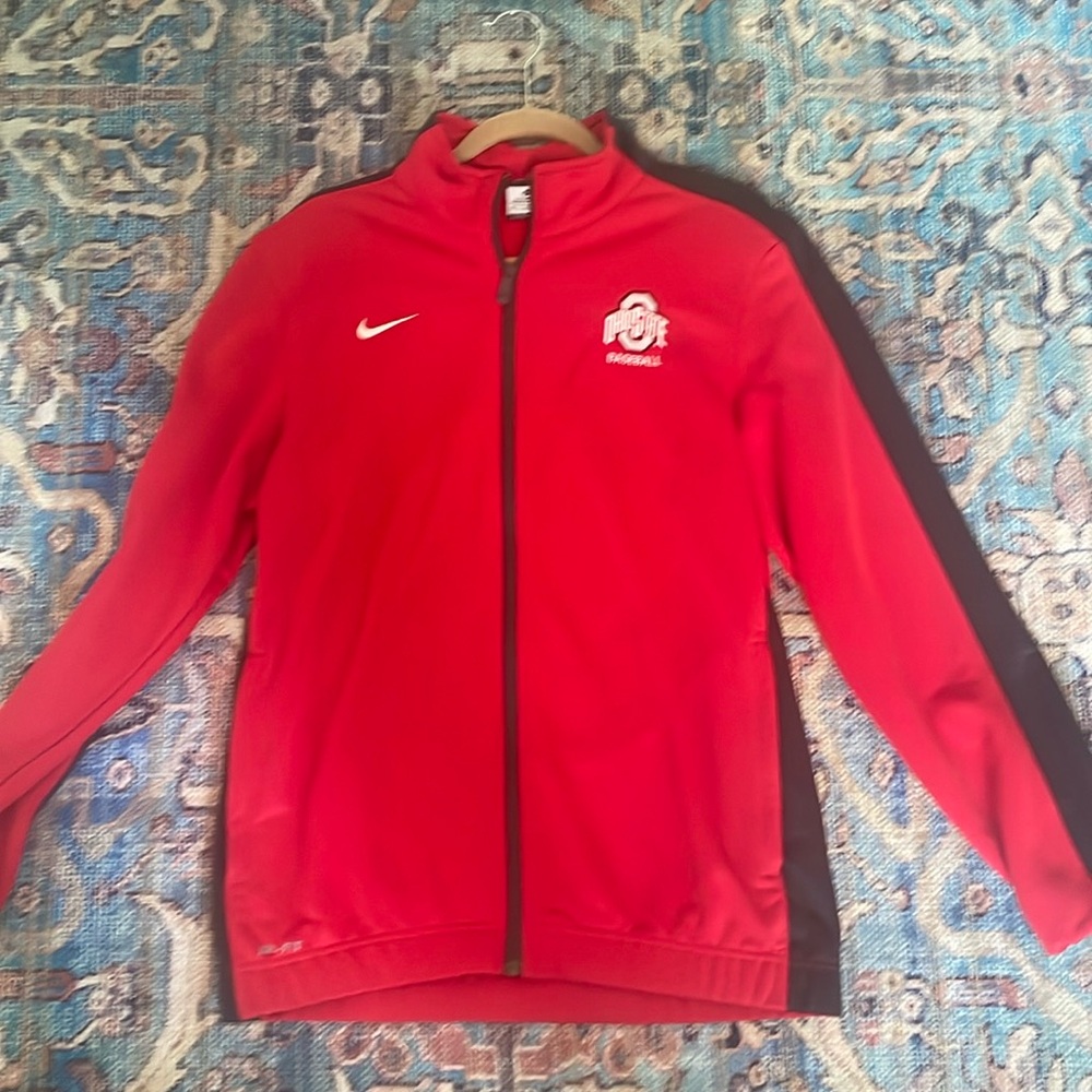 Nike Men’s Ohio State Baseball Track Jacket Size M